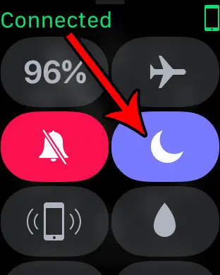 Что означает синяя иконка полумесяца на Apple Watch?