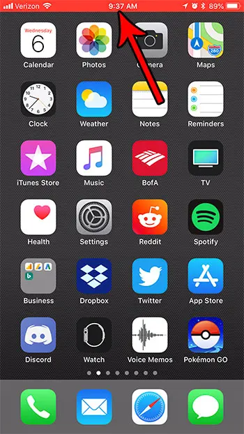 Что такое красная полоса вверху экрана iPhone?
