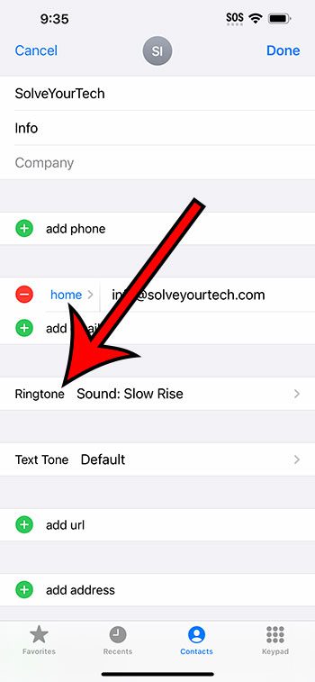 Как установить рингтон контакта на iPhone 14