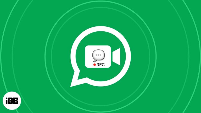 Как отправлять мгновенные видеосообщения в WhatsApp на iPhone