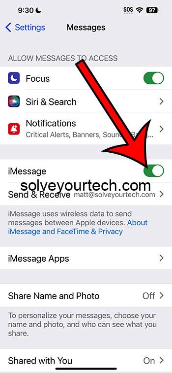 Как включить iMessage на iPhone 15: пошаговое руководство